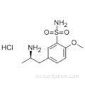 (R) - (+) - 5- (2-AMINOPROPILO) -2-METOXIBENAMENO HIDROCLORO DE SULFONAMIDA CAS 112101-75-4